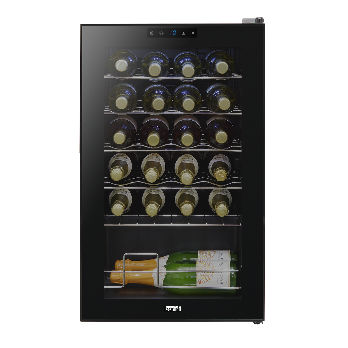 Baridi 24 Bottle Tabletop Wine Fridge & Cooler