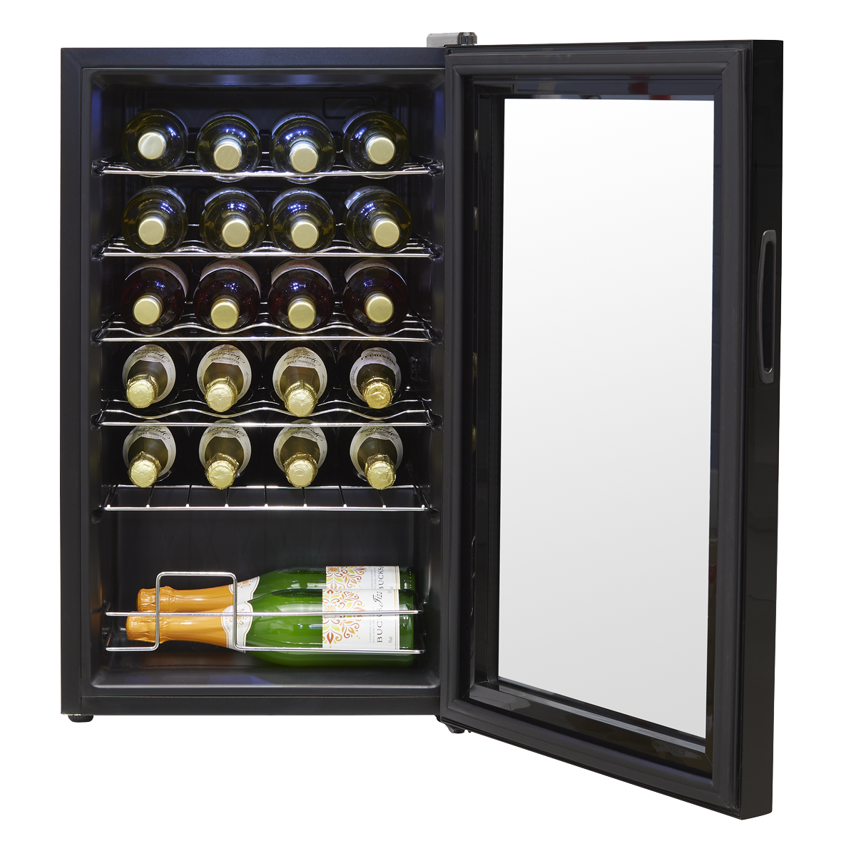 Baridi 24 Bottle Tabletop Wine Fridge & Cooler