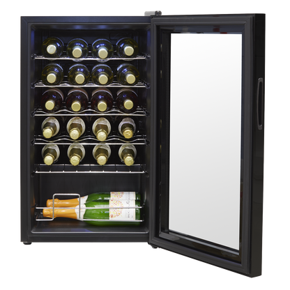 Baridi 24 Bottle Tabletop Wine Fridge & Cooler