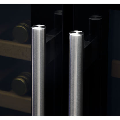 Baridi 40 Bottle/120 Can Under-Counter/Freestanding Dual Zone Wine Fridge & Cooler 60cm