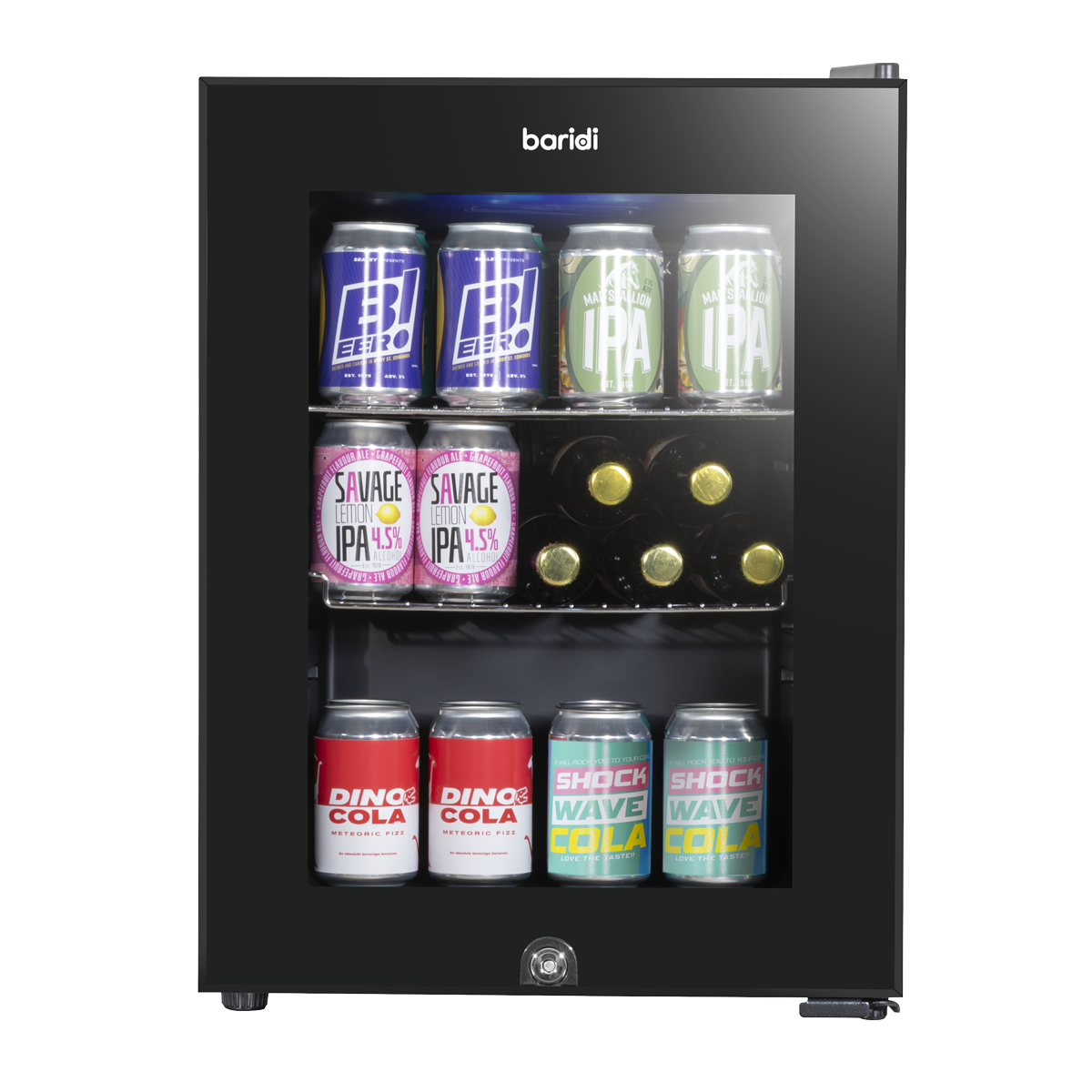 Baridi Mini Drinks Fridge 40L Capacity