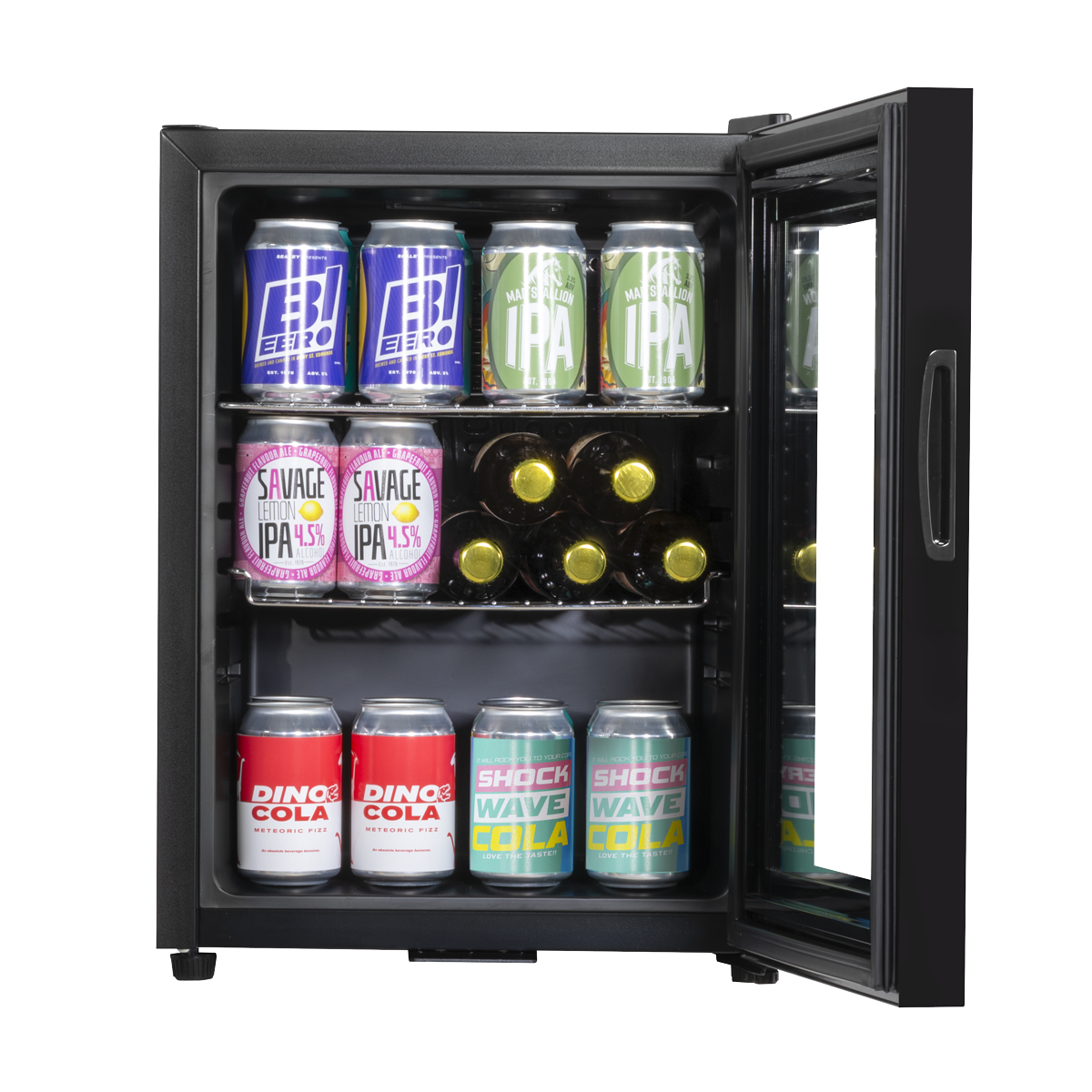 Baridi Mini Drinks Fridge 40L Capacity