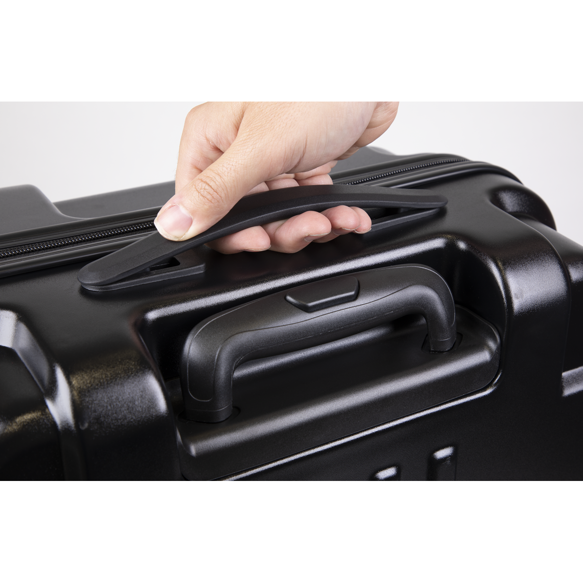 Dellonda Lightweight ABS Luggage Set 3pc - Black
