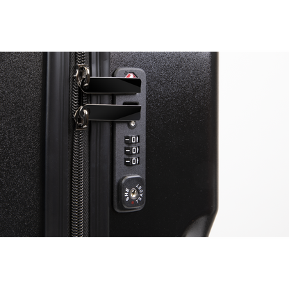 Dellonda Lightweight ABS Luggage Set 3pc - Black