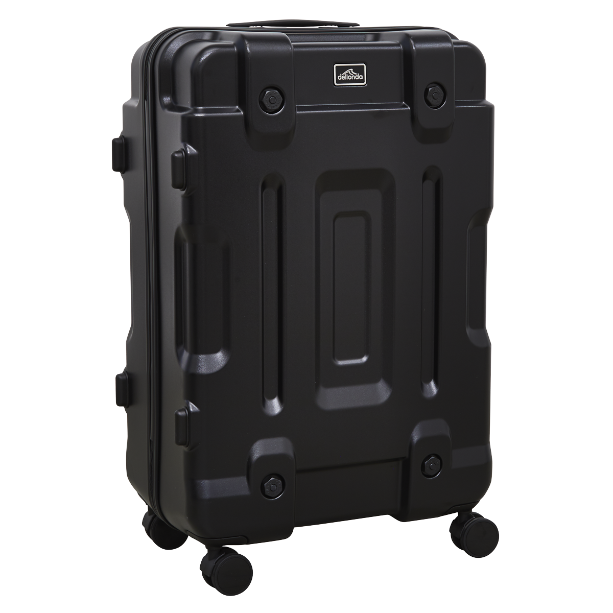 Dellonda Lightweight ABS Luggage Set 3pc - Black