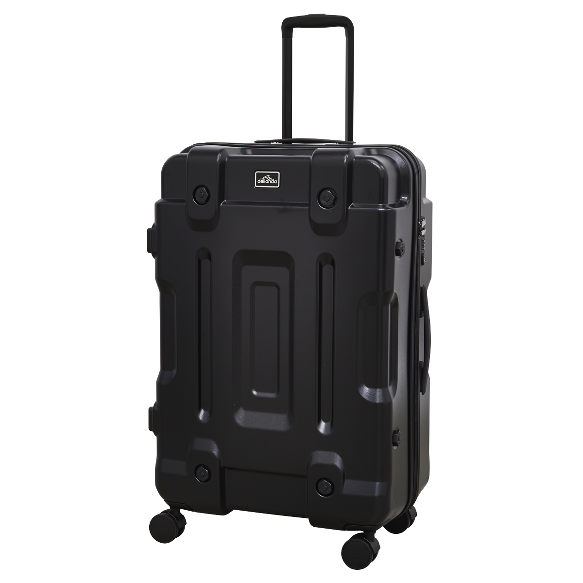 Dellonda Lightweight ABS Luggage Set 3pc - Black