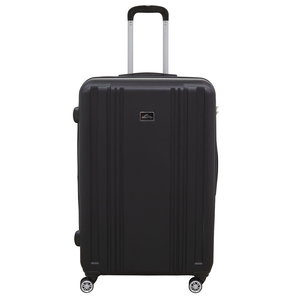 Dellonda Lightweight ABS Luggage Set with TSA Lock - Black