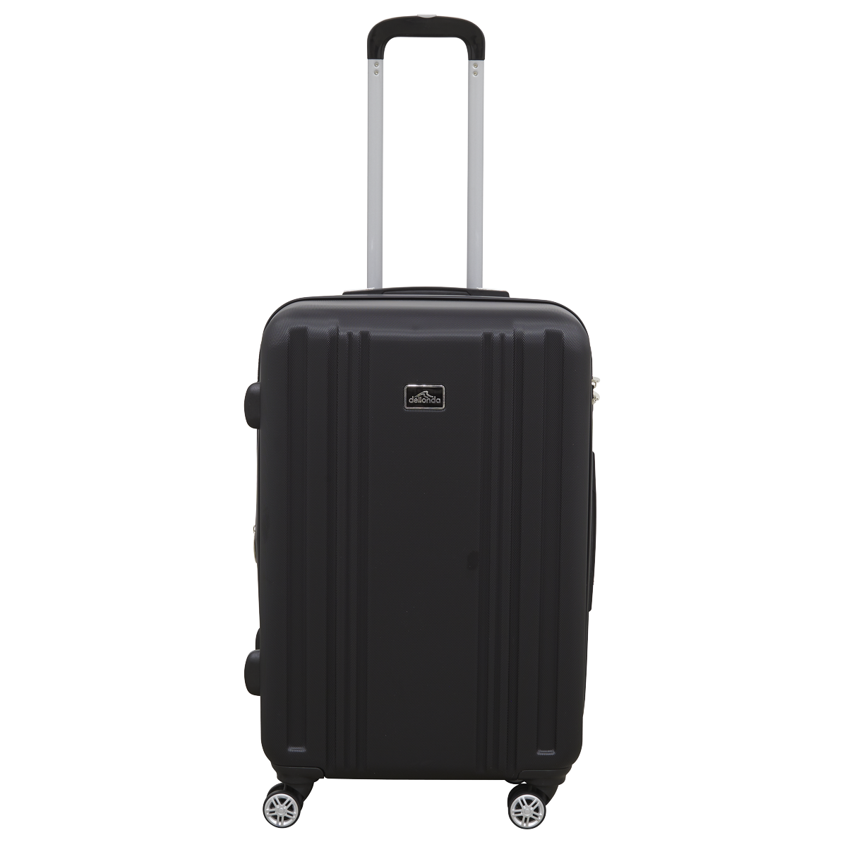 Dellonda Lightweight ABS Luggage Set with TSA Lock - Black