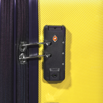 Dellonda Lightweight ABS Luggage Set with TSA Lock