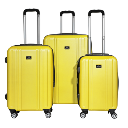 Dellonda Lightweight ABS Luggage Set with TSA Lock