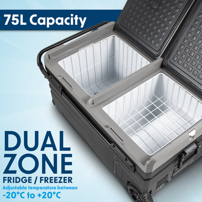 Dellonda Portable Fridge Freezer/Cool Box with LED Display