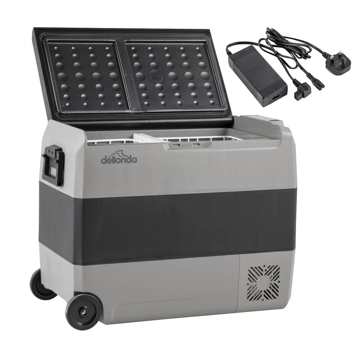 Dellonda Portable Fridge Freezer/Cool Box with LED Display & AC/DC 230V Adaptor