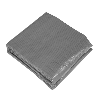 Dellonda Deluxe Steel Frame Swimming Pool with Filter Pump 13ft, Top Cover, Ground Sheet, Additional Filters & Starter Kit