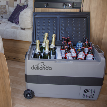 Dellonda Portable Fridge Freezer/Cool Box with LED Display 50L