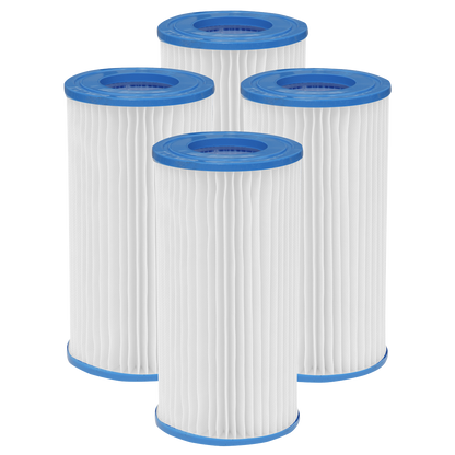 Dellonda Deluxe Steel Frame Swimming Pool with Filter Pump 18ft, Top Cover, Ground Sheet, Additional Filters & Starter Kit