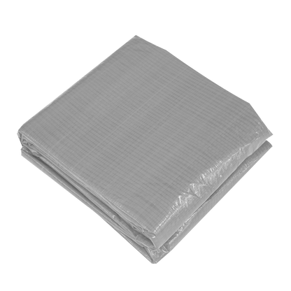 Dellonda Deluxe Steel Frame Swimming Pool with Filter Pump 18ft, Top Cover, Ground Sheet, Additional Filters & Starter Kit