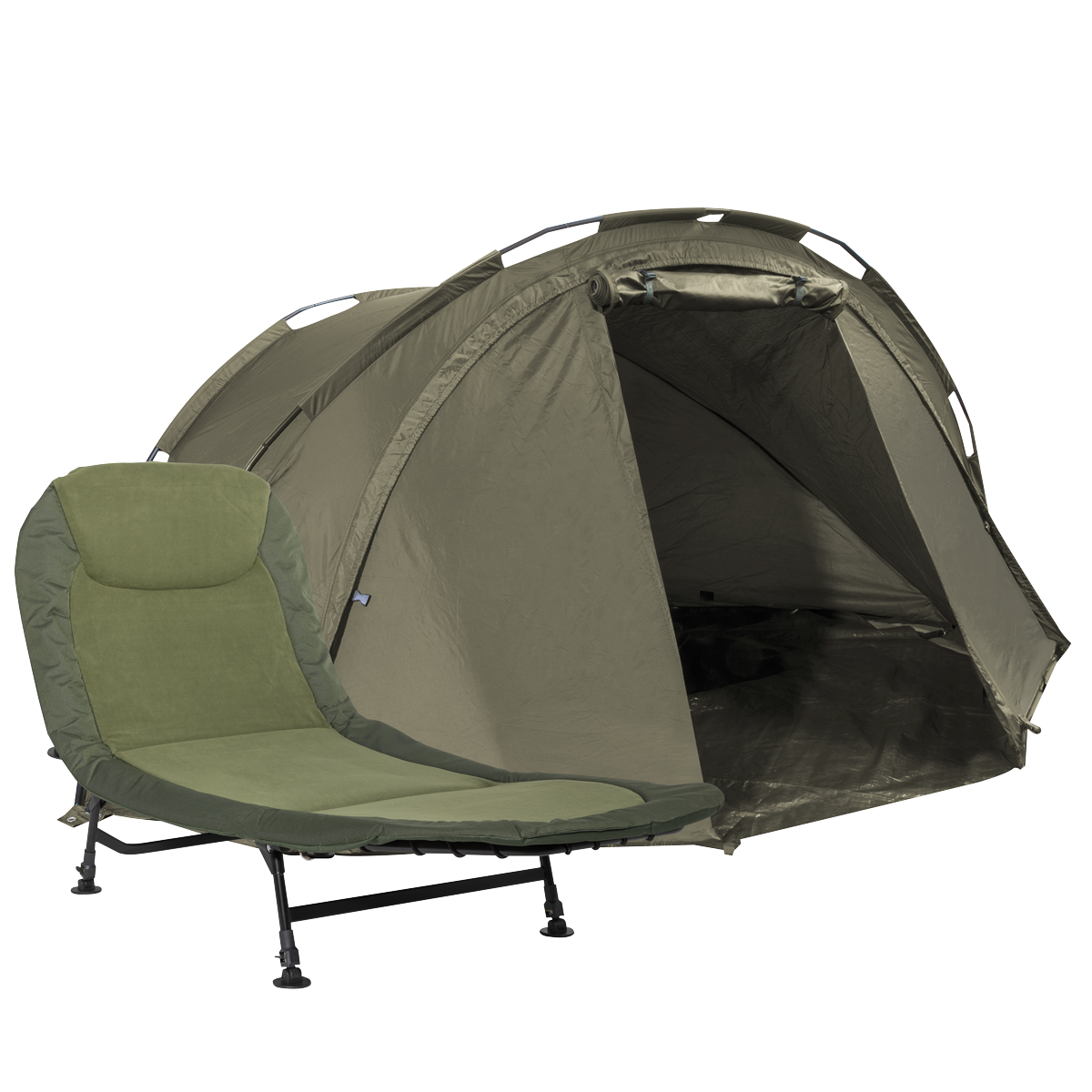 Dellonda One-Person Bivvy Tent & Bedchair Set