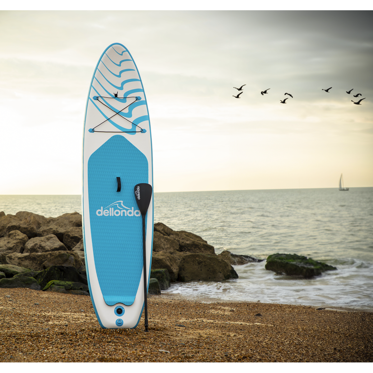 Dellonda Inflatable Stand-Up Paddle Board