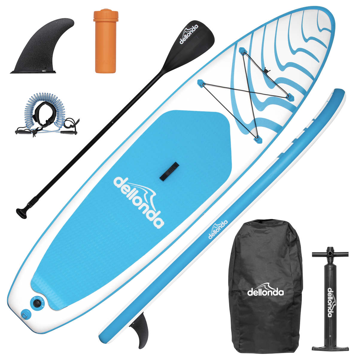 Dellonda Inflatable Stand-Up Paddle Board