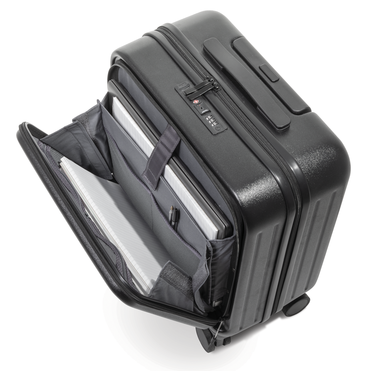 Dellonda Cabin Size Luggage with Laptop Compartments & Dual TSA Lock
