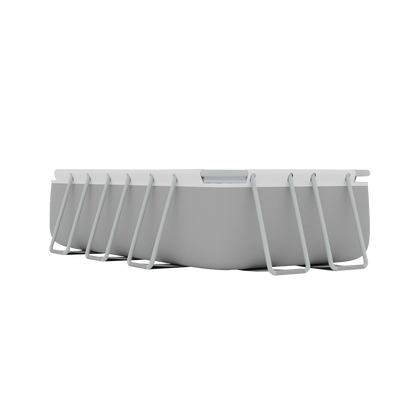 Dellonda Deluxe Steel Frame Swimming Pool with Filter Pump