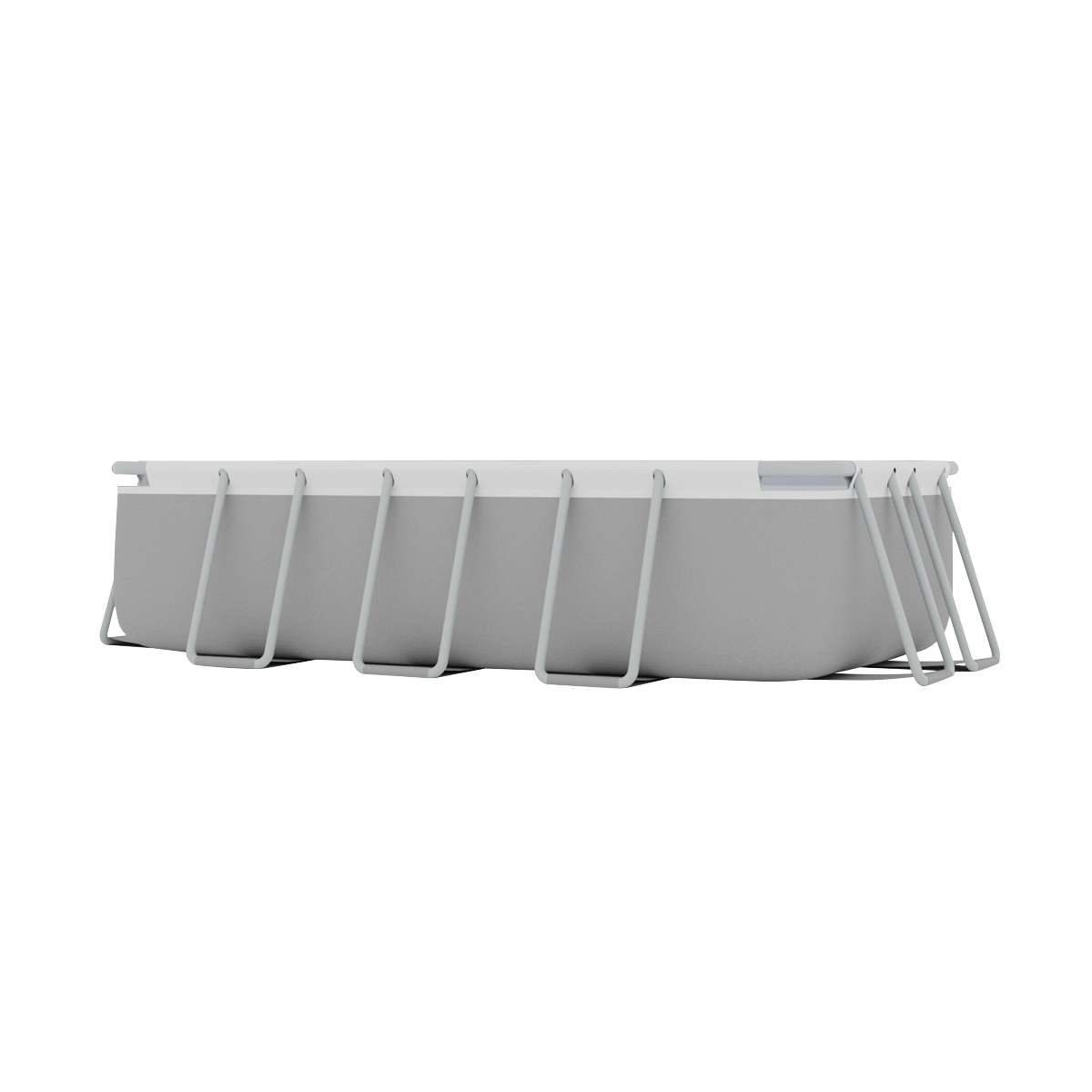 Dellonda Deluxe Steel Frame Swimming Pool with Filter Pump