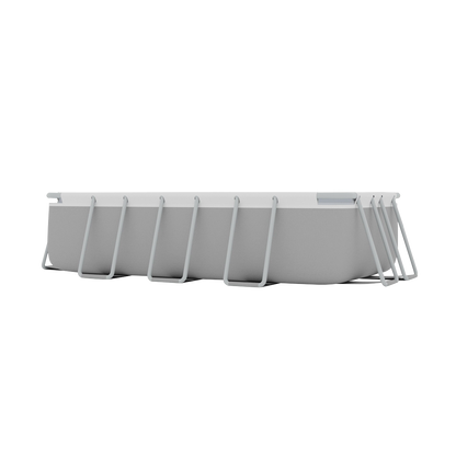 Dellonda Deluxe Steel Frame Swimming Pool with Filter Pump