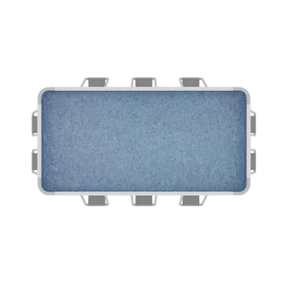 Dellonda Deluxe Steel Frame Swimming Pool with Filter Pump