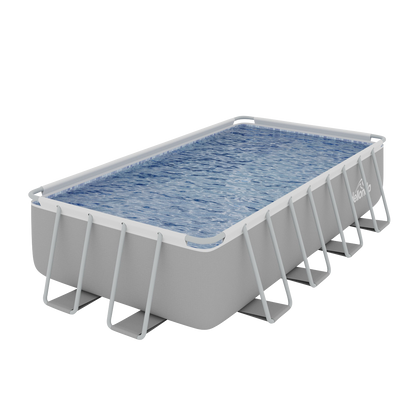 Dellonda Deluxe Steel Frame Swimming Pool with Filter Pump