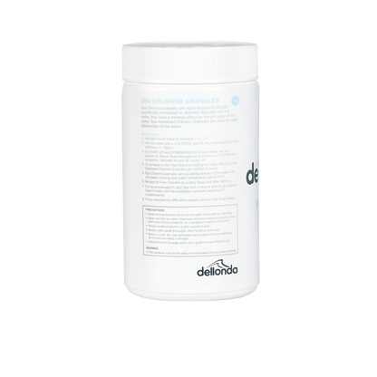Dellonda Chlorine Granules for Hot Tubs/Spas & Swimming Pools 1kg