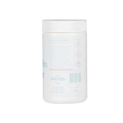 Dellonda Chlorine Mini Tabs for Hot Tubs/Spas & Swimming Pools 1kg