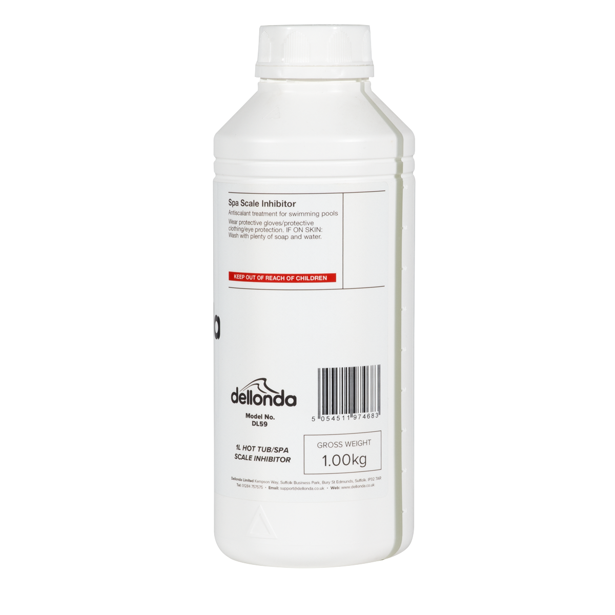 Dellonda Hot Tub/Spa Scale Inhibitor 1L