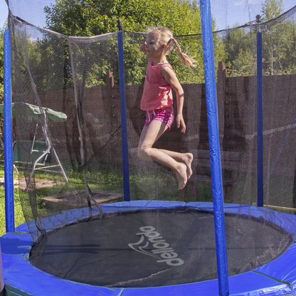 Dellonda Heavy-Duty Outdoor Trampoline with Safety Enclosure Net