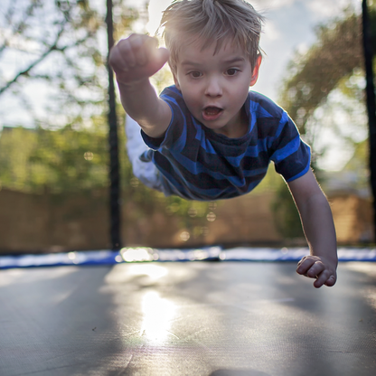 Dellonda Heavy-Duty Outdoor Trampoline with Safety Enclosure Net
