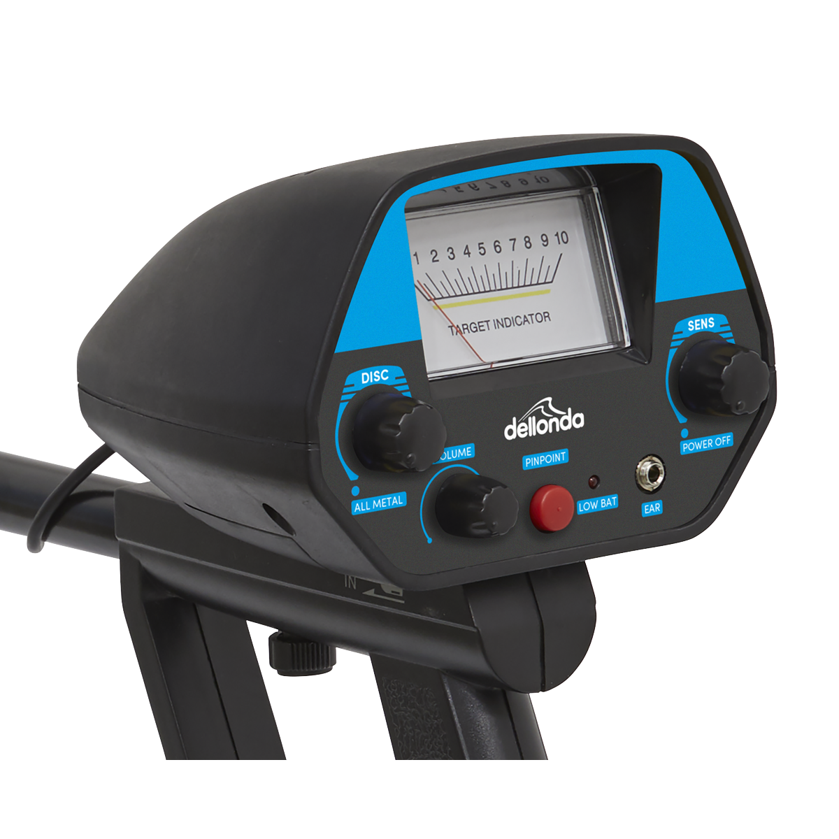 Dellonda Lightweight Metal Detector with High Accuracy Pinpoint Function