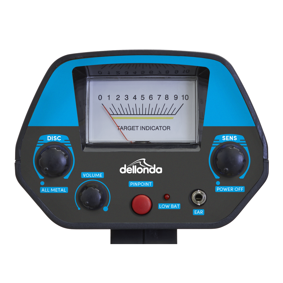 Dellonda Lightweight Metal Detector with High Accuracy Pinpoint Function