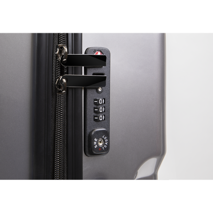 Dellonda Lightweight ABS Luggage Set 3pc - Silver