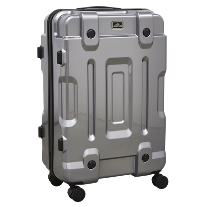 Dellonda Lightweight ABS Luggage Set 3pc - Silver