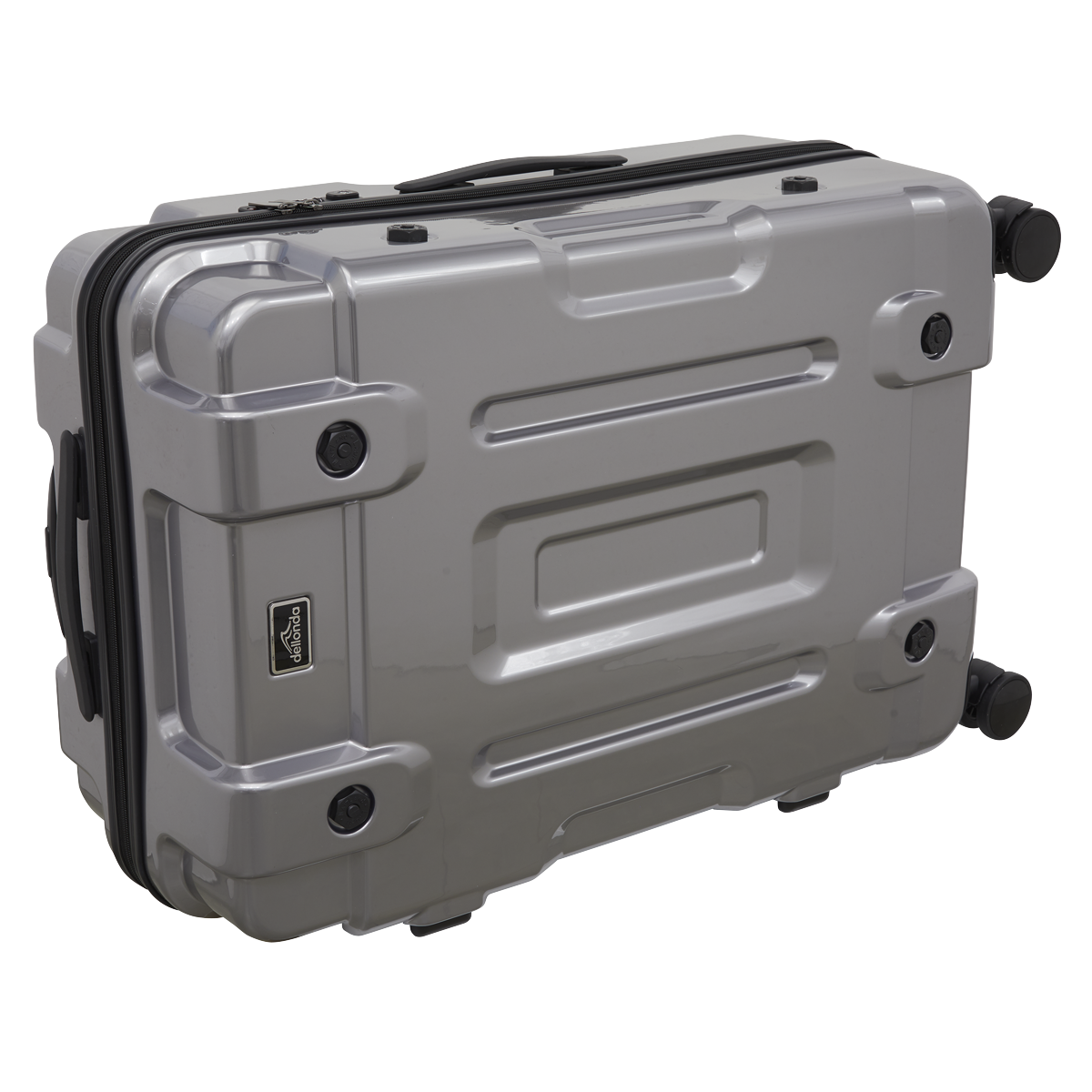 Dellonda Lightweight ABS Luggage Set 3pc - Silver