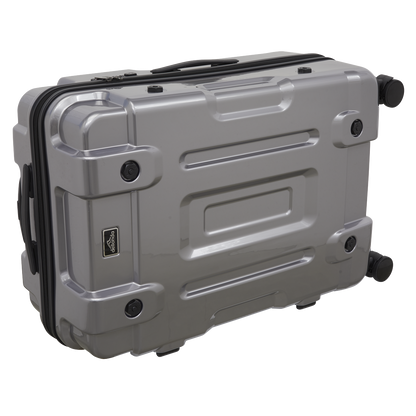 Dellonda Lightweight ABS Luggage Set 3pc - Silver