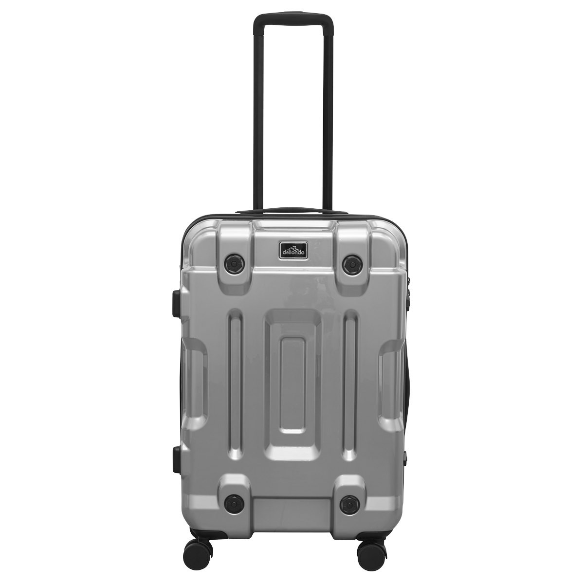 Dellonda Lightweight ABS Luggage Set 3pc - Silver
