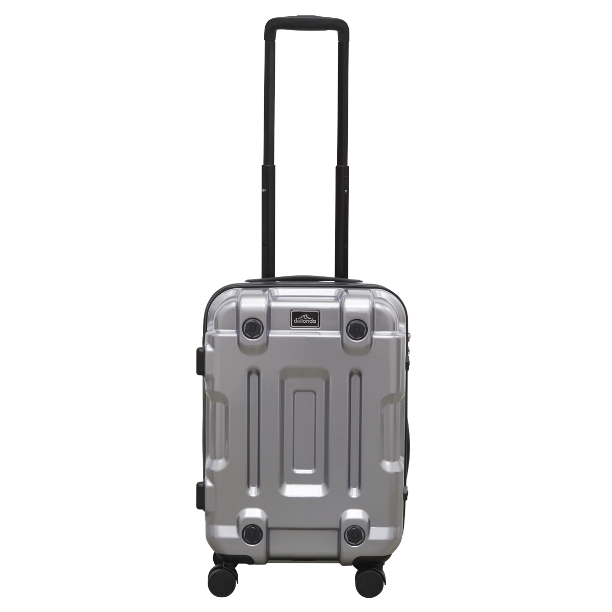 Dellonda Lightweight ABS Luggage Set 3pc - Silver