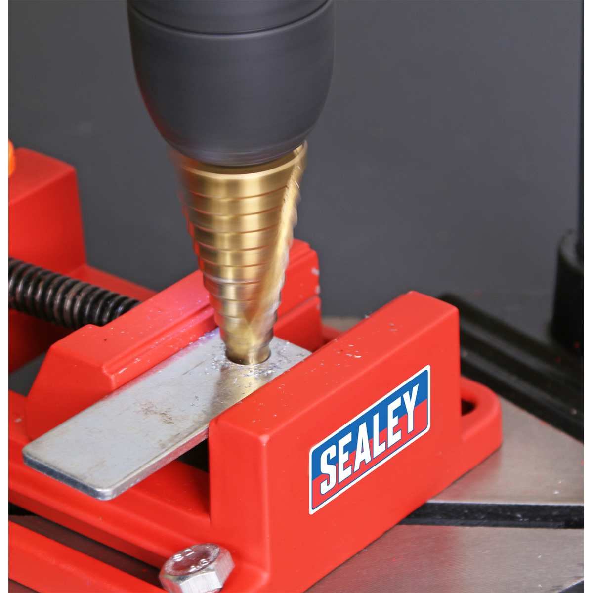 Drill Stand with Cast Iron Base 500mm & Vice 65mm