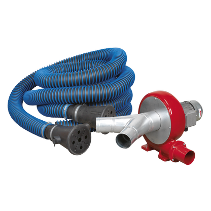 Twin Duct Exhaust Fume Extraction System 370W/230V