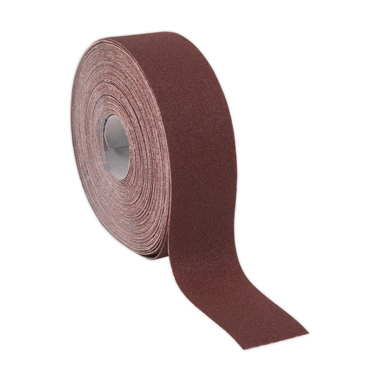 Engineer's Emery Roll 80Grit 50mm x 50m - Brown