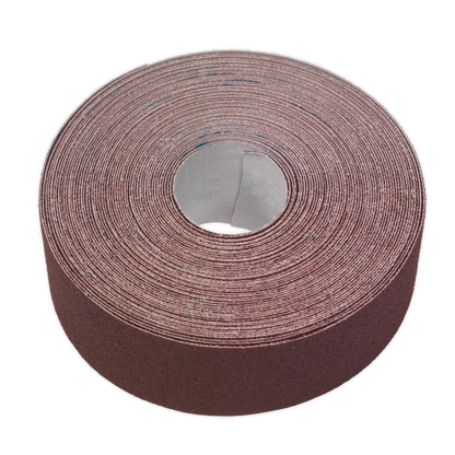 Engineer's Emery Roll 80Grit 50mm x 50m - Brown