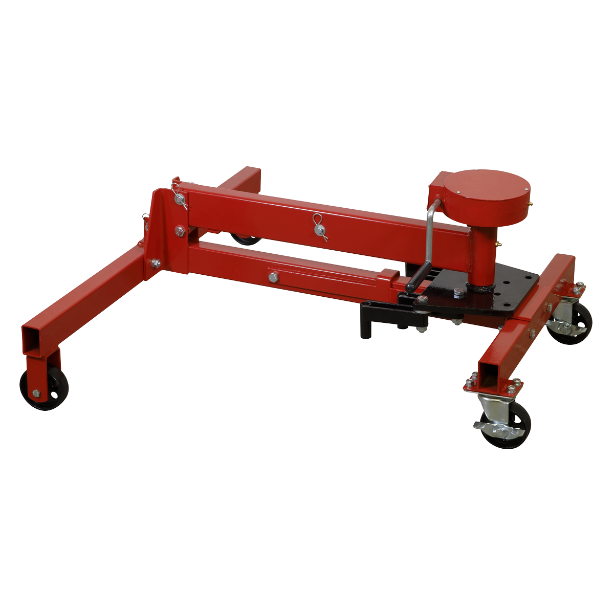 Folding 360º Rotating Engine Stand with Geared Handle Drive 450kg Capacity