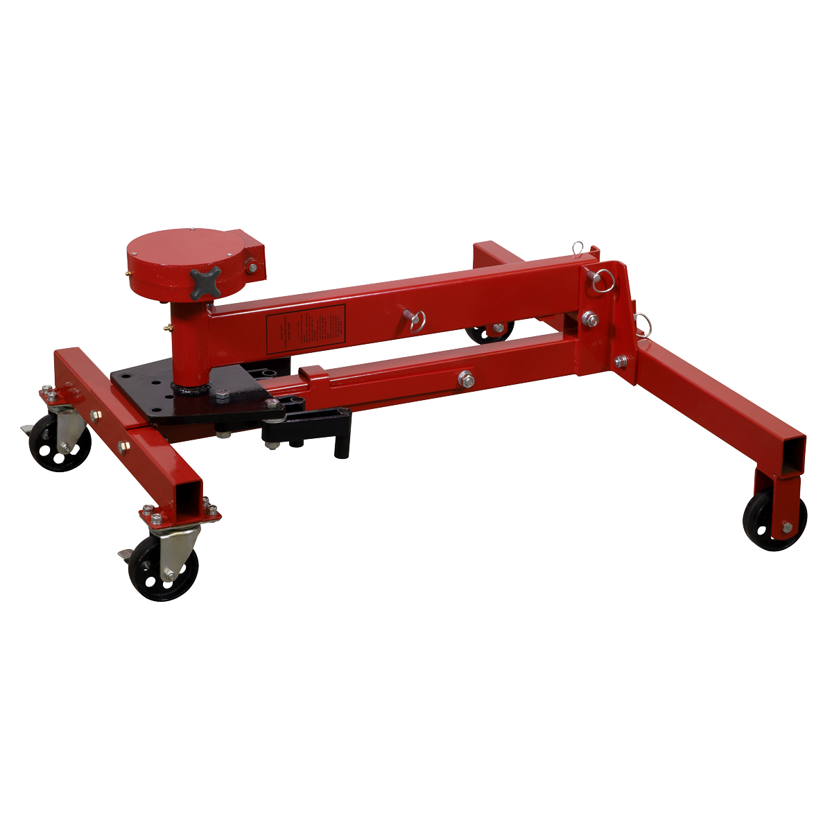 Folding 360º Rotating Engine Stand with Geared Handle Drive 450kg Capacity