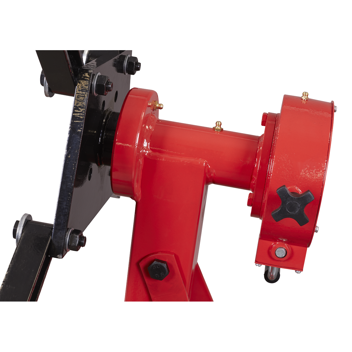 Folding 360º Rotating Engine Stand with Geared Handle Drive 680kg Capacity