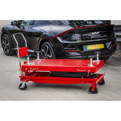 High Lift EV Battery Lift/Hydraulic Platform Truck 1000kg Capacity